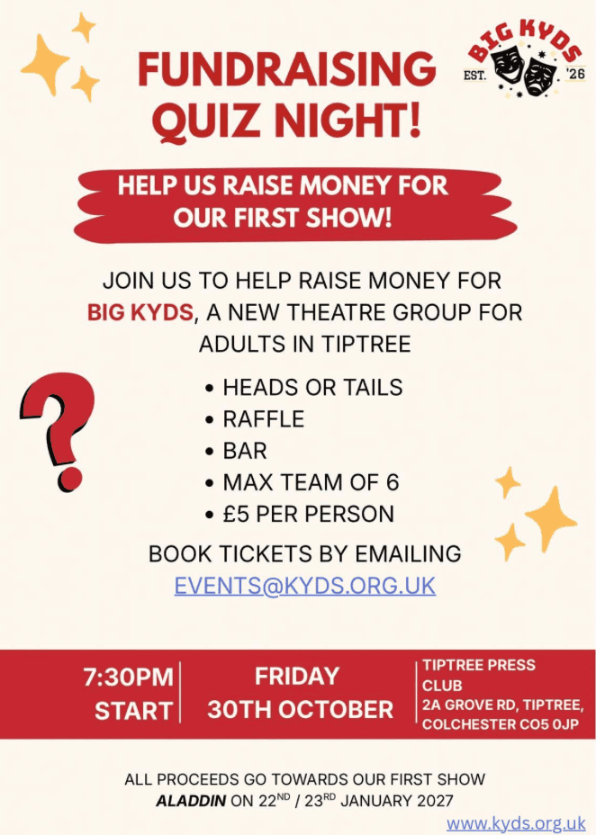 Big KYDS Fundraising Quiz Night